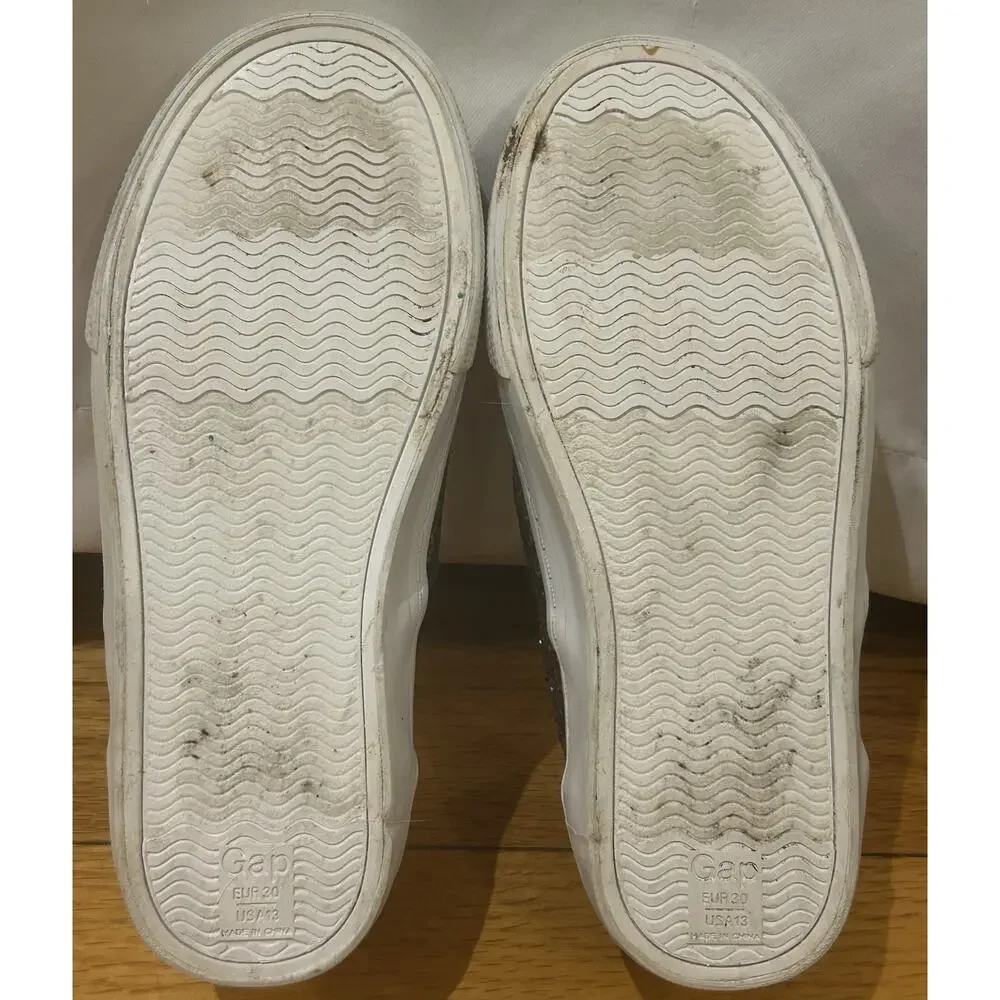Gap Kids Glitter Slide Sneakers size 13